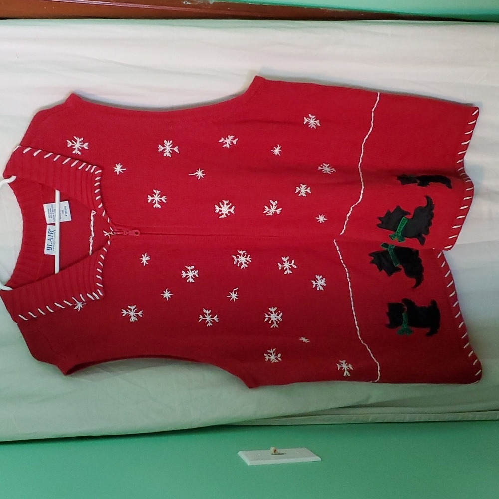 Vintage Scottie dog vest